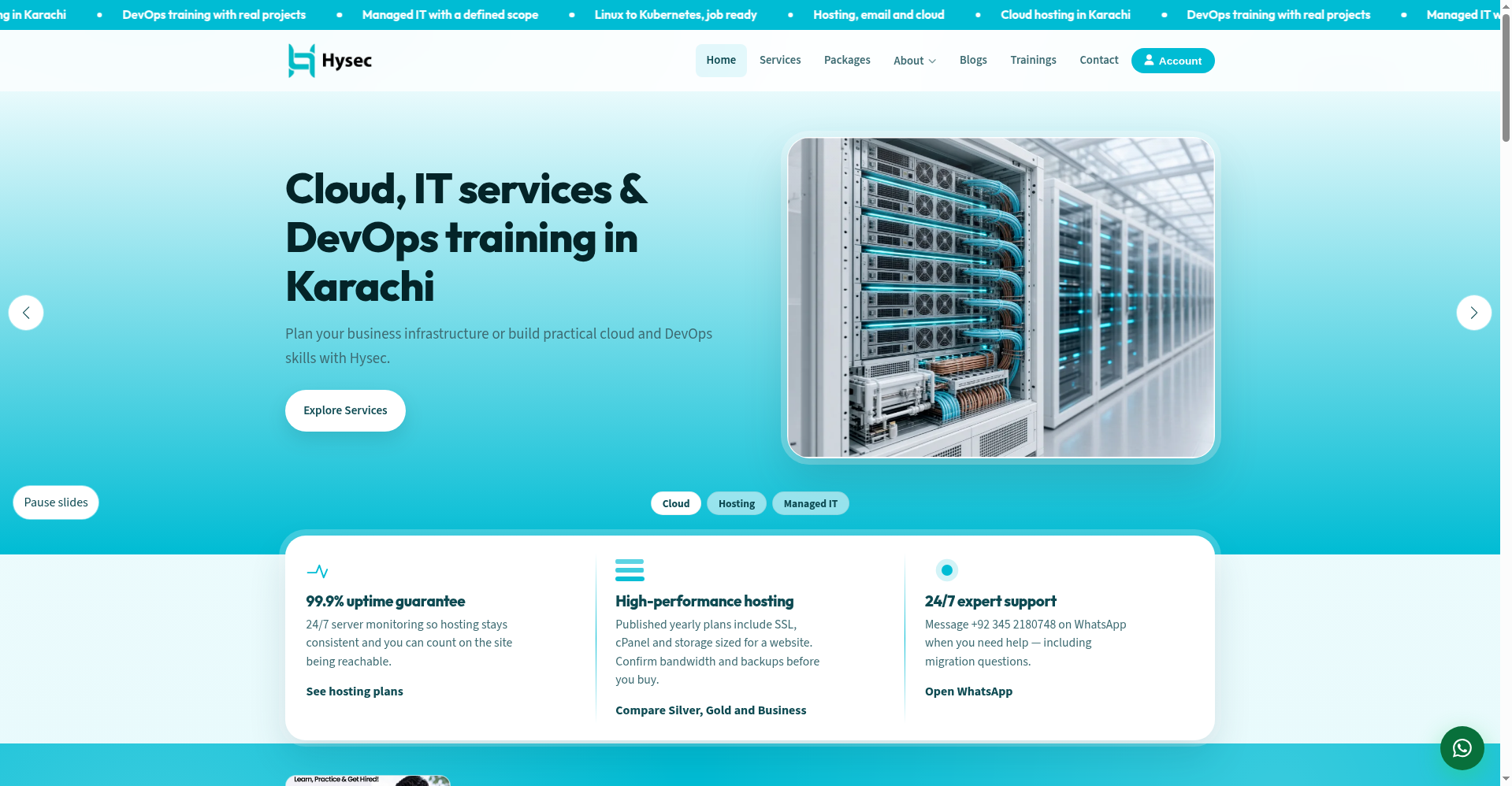 Hysec website